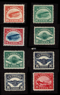 Lot # 064 Airmail, 1918 - 1923, First Two Issues,Eight Stamps - 1a. 1918-1940 Usados