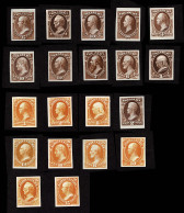 Lot # 078 Officials Proofs: Complete Set On India - No State - Non Classificati