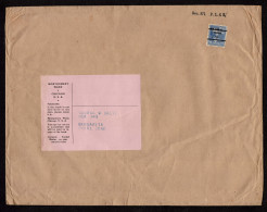 Lot # 126 Large Mailing Label To The Canal Zone: 1938, 11¢ Polk Ultramarine - Covers & Documents