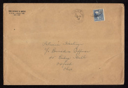 Lot # 128 Forth Class Rate: 1947 Envelope Bearing 1938, 11¢ Polk Ultramarine - Cartas & Documentos