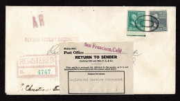 Lot # 216 Used To China:1949 Cover Bearing 1938 20c Garfield Bright Blue Green, 15c Buchanan Blue Gray - Covers & Documents