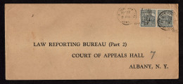 Lot # 234 Coil: 1939, 4½¢ White House, Horizontal Coil PAIR - Cartas & Documentos
