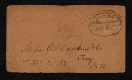 Lot # 294 Express: Almost Decent Central Overland California And Pikes Peak Express CO. Oval - Otros & Sin Clasificación