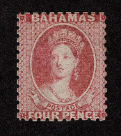 Lot # 302 Bahamas: 1862, Queen Victoria, 4d Dull Rose, Perf 11½ Or 12 - Other & Unclassified