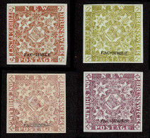 Lot # 305 New Brunswick: 1932 Pence Issue Set Of Four Argenti's Forger "A" - Other & Unclassified