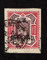 Lot # 322 Great Britain Officials: O.W. Official, 1903, King Edward VII, 10d Dull Purple & Carmine "used" - Other & Unclassified