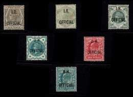 Lot # 323 Great Britain Officials: 6 "unused" Overprints - Other & Unclassified