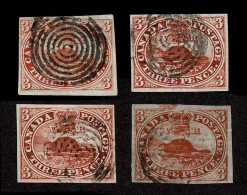 Lot # 454 1852-1857, Beaver, 3d Red - Gebraucht