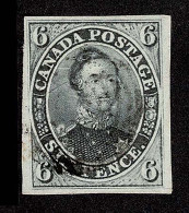 Lot # 456 1855, Prince Albert, 6d Slate Gray - Used Stamps