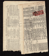 Lot # 601 1878 Illustrated London News; 5 Folded Newspaper Single Pages - Lettres & Documents