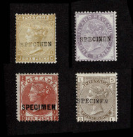 Lot # 633 Interesting Assortment Of FOUR "Specimen"" Overprints On Less Common Issues - All Type 9 - Sin Clasificación