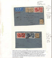 Lot # 707 Great Britain Seahorses - The Remainder Of The 6 Seahorse Frankings - Covers & Documents