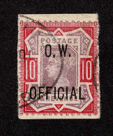 Lot # 718 Office Of Works Official, 1902, 10d Dull Purple & Carmine - Oficiales