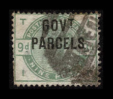 Lot # 723 Govt. Parcels: 1883, 9d Dull Green - Dienstmarken