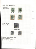 Lot # 744 I.R. Officials: 1882 To 1904; Selection Of 47 Stamps On Exhibition Pages - Service