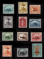 Lot # 774 Iraq - Mesopotamia: 1923-25 Set Of 12 NOT 13 - Overprinted SPECIMEN - Iraq