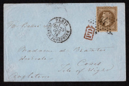 Lot # 842 France, Ballon Monté; Used To Isle Of Wight: "MONTGOLFIER" Flight; 30c Brown - Sin Clasificación