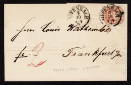 Lot # 847 German States - Prussia: 1867, 2kr Orange - Usados