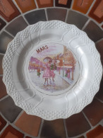 Assiette Saint Amand Et Hamage. Mars. - Assiettes