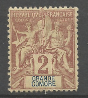 GRANDE COMORE N° 2 NEUF*  CHARNIERE  / Hinge  / MH - Unused Stamps