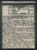 1944 Australia Airgraph Letter & Envelope RAAF Kodak House, London - Melbourne - Cartas & Documentos