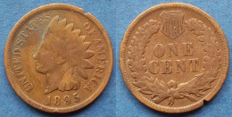 USA - 1 Cent 1895 "indian Head" KM# 90a - Edelweiss Coins - 1859-1909: Indian Head