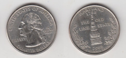 QUARTER DOLLAR - 2000 P - MARYLAND 1788 - 1999-2009: State Quarters