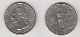 QUARTER DOLLAR - 2000 D - NEW HAMPSHIRE 1788 - 1999-2009: State Quarters