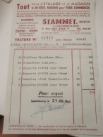 Luxembourg Facture, Stammet Marcel 1960 - Lussemburgo
