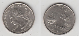 QUARTER DOLLAR - 2004 P - FLORIDA 1845 - 1999-2009: State Quarters