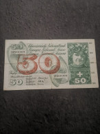 BILLET CIRCULE 50 FRANCS SUISSE 5ème Série Type 2 2 Avril 1964 / BANKNOTE - Zwitserland