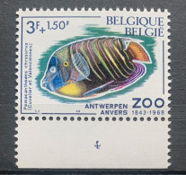 België, 1968, Nr 1471, Postfris **, Met Plaatnummer 4 - 1961-1970
