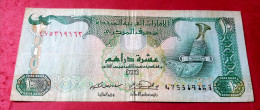 Emirates United Arab, 10 Dirham, 2001, Pick 20b , XF - United Arab Emirates