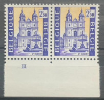 België, 1971, Nr 1615, Postfris **, Met Plaatnummer 3 - 1971-1980