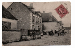 89 BONNARD Maison Dey - 1906 - Tonnelier Commissionaire En Vins - Charette Chargée De Fut- Signée G Dey - Env Migennes - Marchands