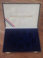 VIDE EMPTY / COFFRET VIDE POUR 10 CAPSULES 100 FRANCS ARGENT JO ALBERTVILLE 1992 FRANCE - 100 Francs