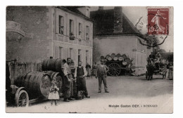 89 BONNARD Maison Gaston Dey - 1909 - Tonnelier Commissionaire En Vins - Carriole Attelée - Signée G Dey - Env Migennes - Händler