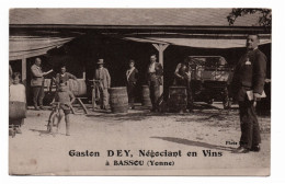 89 BONNARD Maison Gaston Dey - 1931 - Négociant En Vins - Enfant Et Son Vélo - Animée - Env Migennes - Shopkeepers