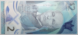 Barbades - 2 Dollars - 2022 - PICK 80a - NEUF - Barbades