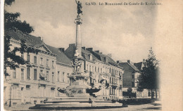 GENT  LE MONUMENT DU COMTE DE KERKHOVE     2 SCANS - Aalter