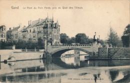 GENT  LE PONT DU PAIN PERDU PRIS DU QUAI DES TILLEULS       2 SCANS - Aalter