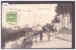 BONCOURT - BORDS DE L'ALLAINE ET ROUTE DE DELLE - TB - Boncourt