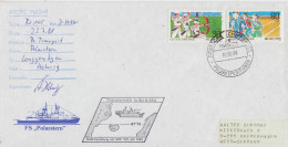 Germany Heli Flight From Polarstern To Longyearbyen 23.7.1988 (AR166) - Voli Polari
