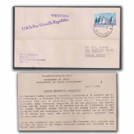 INDIA 1992 11th Indian Antarctica Scientific Expedition,Penguin, Registered Cover From Maitri PO (**) Inde Indien - Brieven En Documenten