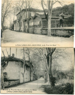 REMOULINS - L' HÔTEL LABOUREL  SERVIERE - LOT De 2 CPA - - Remoulins