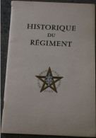 HISTORIQUE DE REGIMENT SPAHIS 1ER 2eme D.B. DB - Französisch