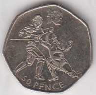Great Britain UK 50p Coin Fencing  2011 (Small Format) Circulated - 50 Pence
