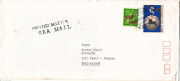 Japan Cover Sent Sea Mail To Switzerland 8-8-1979 With Topic Stamps - Lettres & Documents