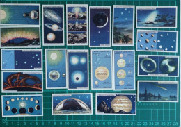 LOT - 19 CARTES - CIGARETTES WILLS - SERIE ASTRONOMIE - TRES BON ETAT - VOIR 2 SCANS - Wills