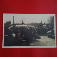 CARTE PHOTO PERSONNAGE AUTOMOBILE VOSGES ? CACHET NEUFCHATEAU - To Identify